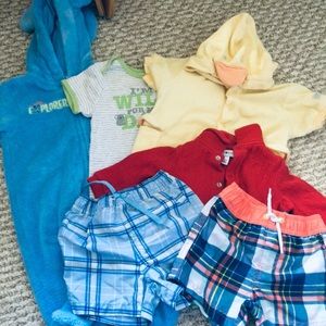 Little lot of 6 different 3-6 month boy clothes